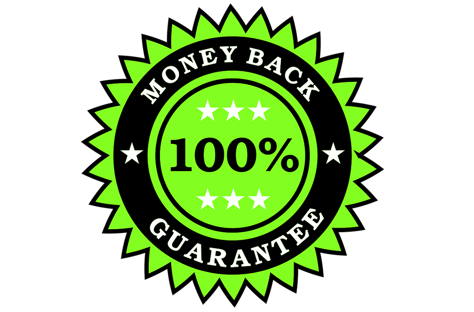 money back guarantee to increase sales