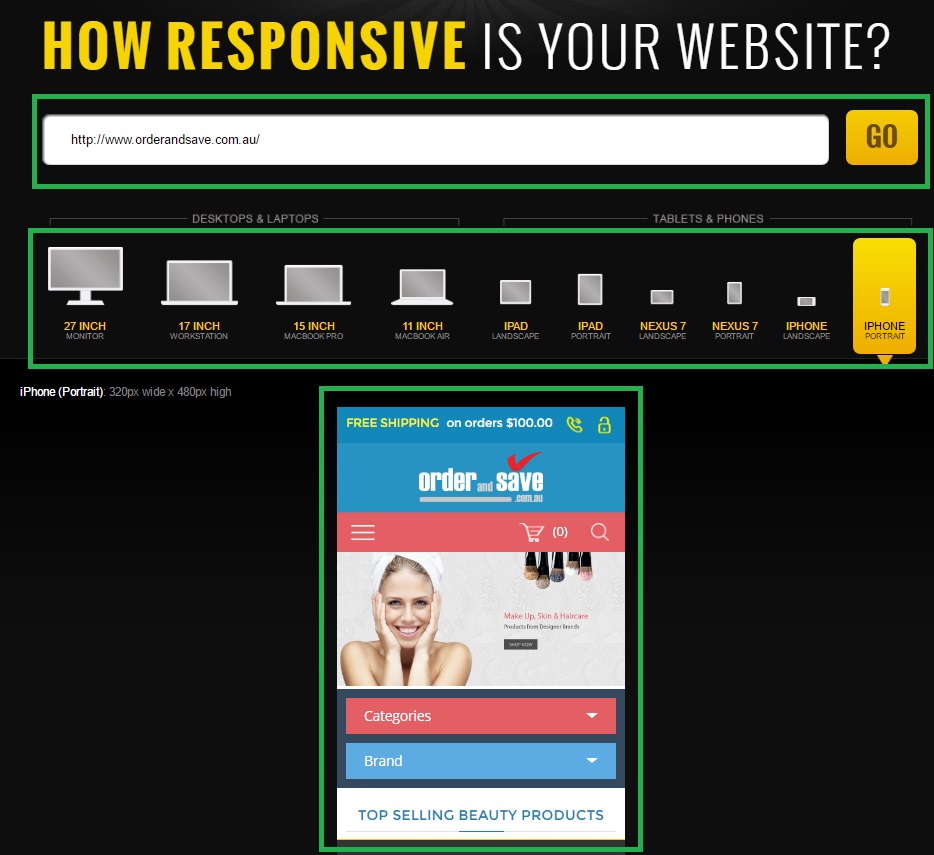 responsive design checker