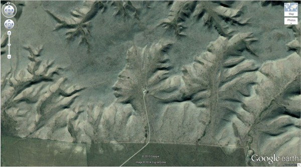 Badlands Guardian google earth