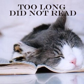 reader sleeping due to long infographic
