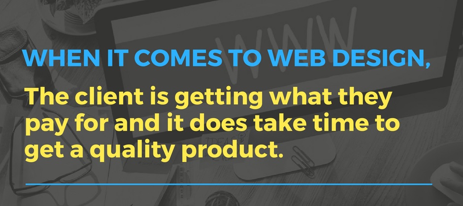 quality web design quote