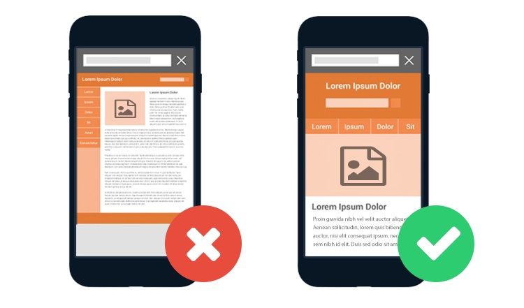 responsive-and-non-mobile-friendly-website-in-2-mobile-screen