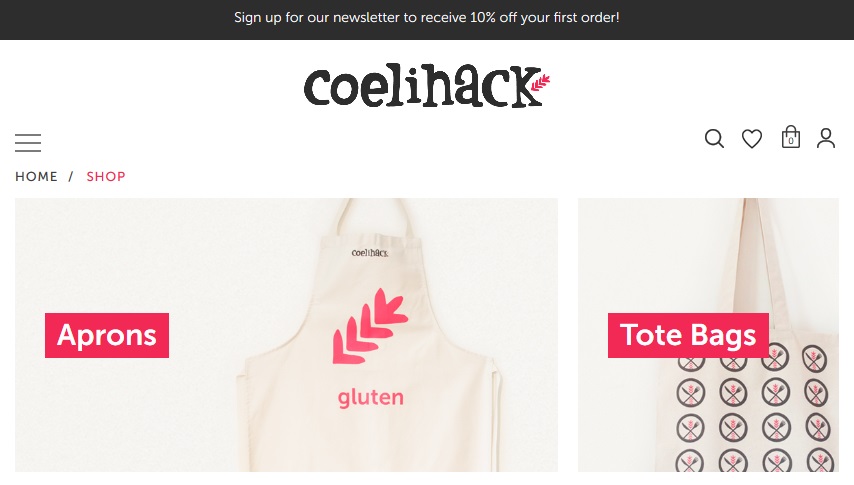 coelihack shop page