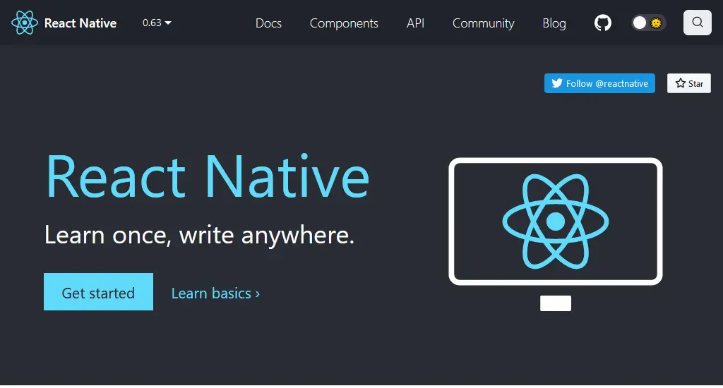React Native-A JavaScript-based open-source tool
