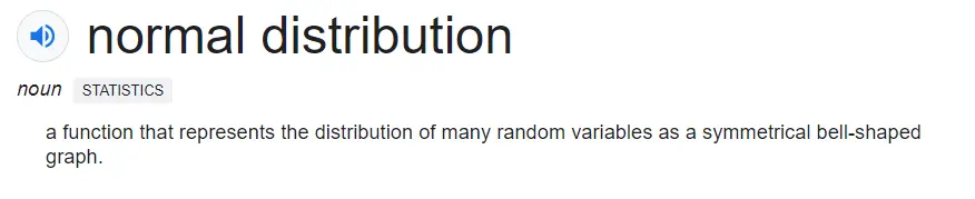 Normal distribution