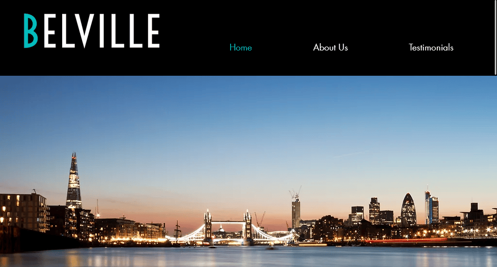 Belville real estate agent website design