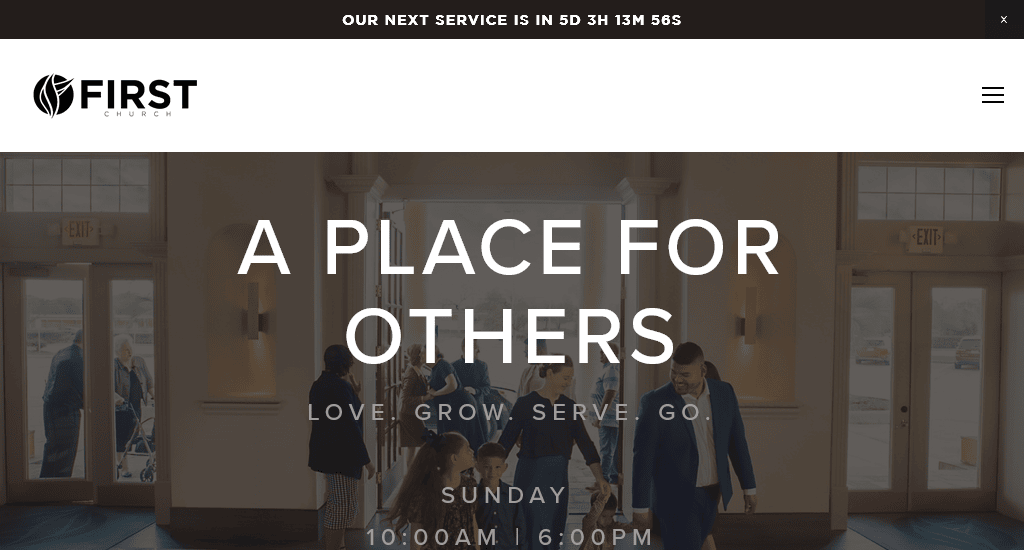 First Church web design