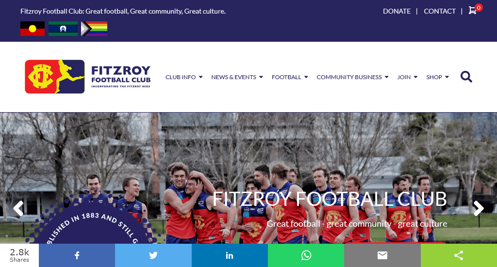 Fitzroy Football Club sports club example