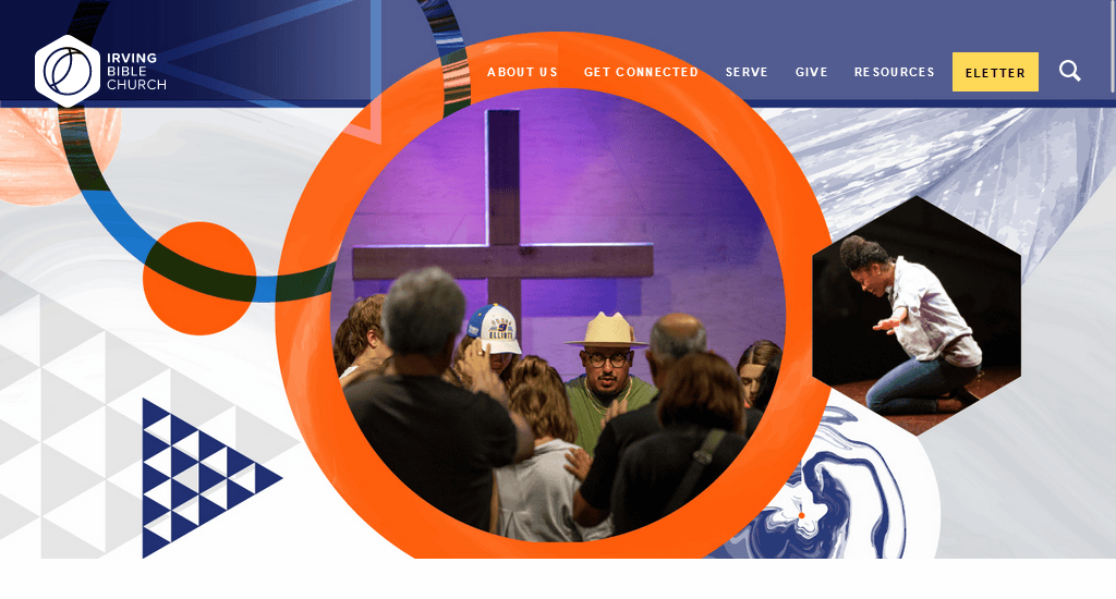 Irving Bible Church sample church websites