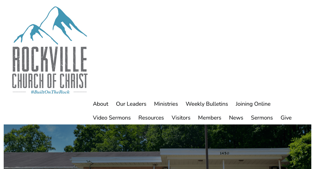 Rockville Church of Christ website design