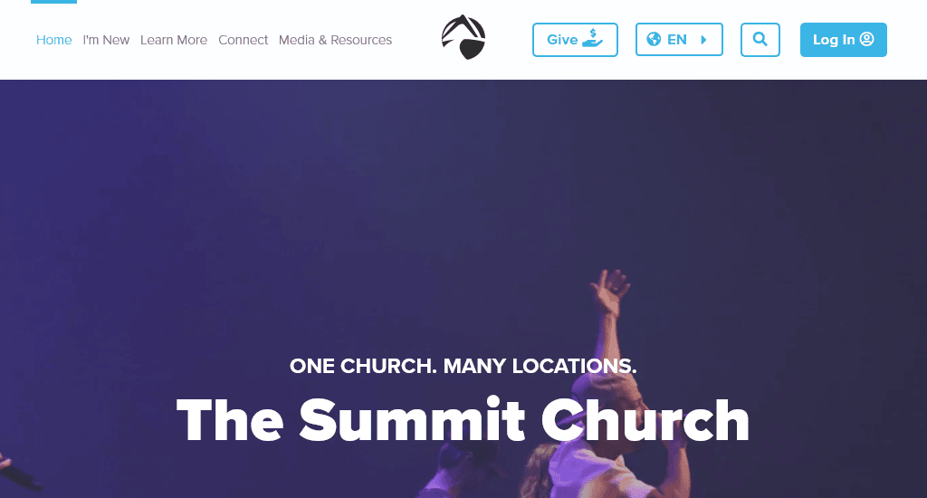Summit Church christian website design