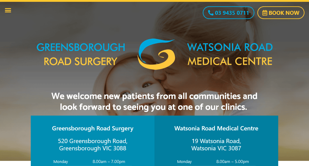 Greensborough Road Surgery best healthcare websites