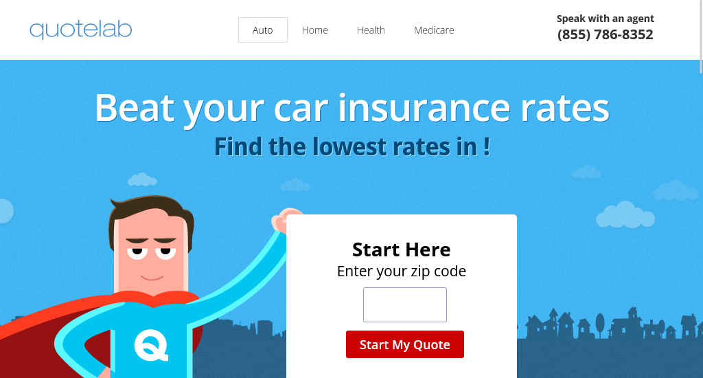 Quotelab Insurance website design