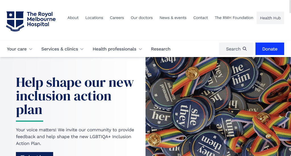 The Royal Melbourne Hospital best medical websites