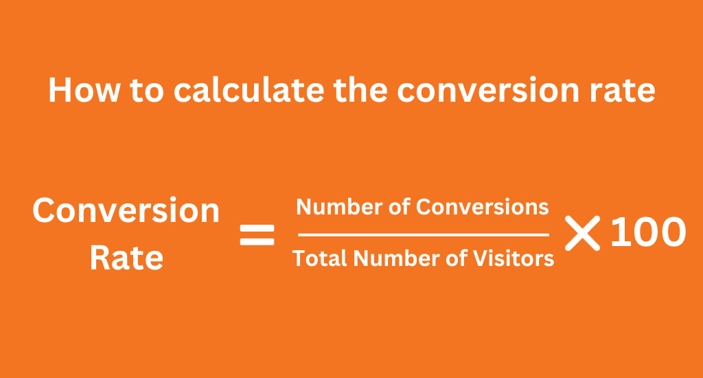 How to calculate the conversion rate
