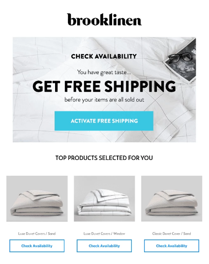 Cross-sell email