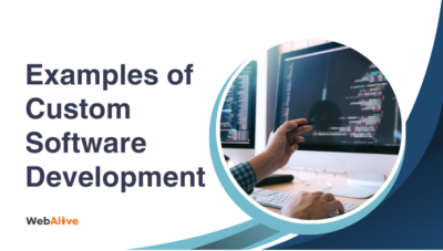 8 Inspiring Examples of Custom Software Development | WebAlive
